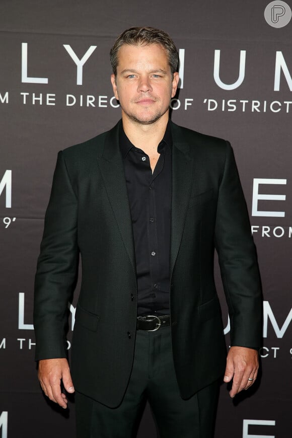 Matt Damon está no filme 'Elysium' como o protagonista, Max