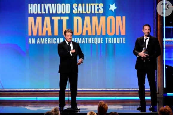Matt Damon e Ben Affleck se que conheceram na infância e assinaram o roteiro de 'Gênio Indomável'