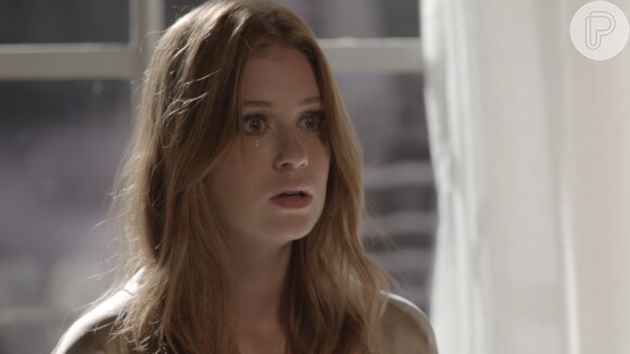 Na novela 'Totalmente Demais', Eliza (Marina Ruy Barbosa) acorda e tenta se explicar para Arthur (Fabio Assunção), que não dá ouvidos e vai embora, deixando a modelo arrasada