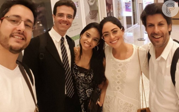 Carol Castro e Felipe Prazeres anunciaram o namoro em março