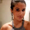 Em seu perfil do Snapchat, Giulia postou uma foto exibindo seu penteado e maquiagem para o show