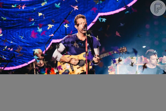 Coldplay fez show no Rio de Janeiro deste domingo, 10 de abril de 2016