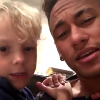 Neymar compartilhou momentos ao lado do filho, Davi Lucca, de 4 anos