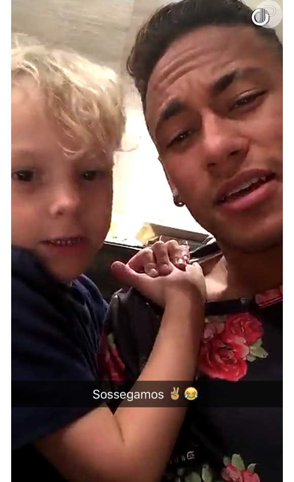 Neymar compartilhou momentos ao lado do filho, Davi Lucca, de 4 anos