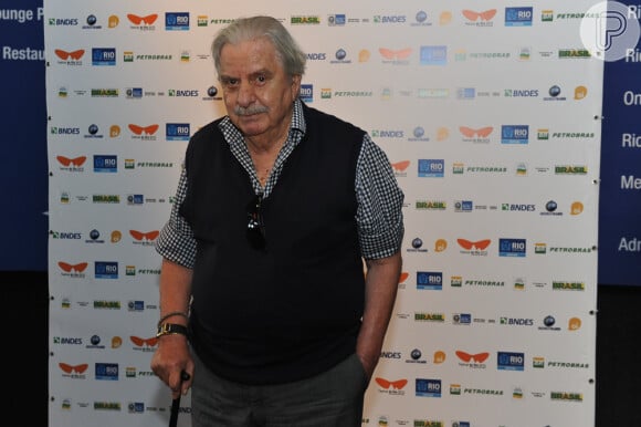 Um dos atores mais importantes do cinema brasileiro, Hugo Carvana também conferiu a feijoada da mostra
