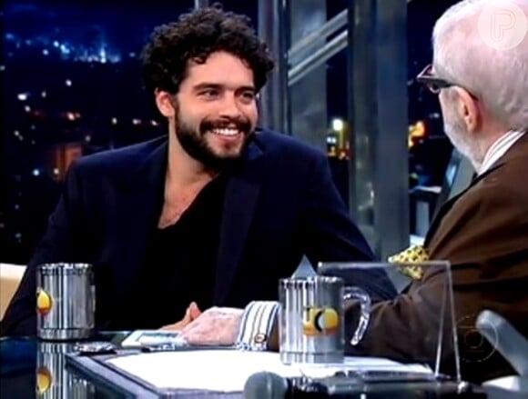 Guilherme Winter deu entrevista a Jô Soares no 'Programa do Jô' (2011)