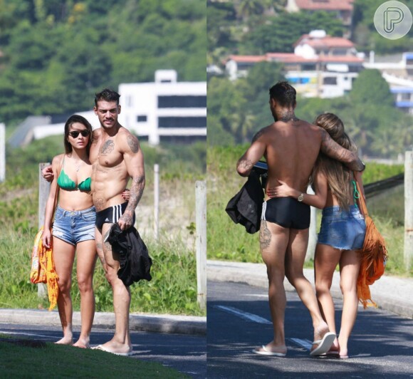 Lucas Lucco beijou a estudante Mariana Queiroz em 19 de março na mesma praia