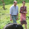 Kate Middleton e o marido, príncipe William, participaram de mais um compromisso oficial na Índia nesta quarta-feira, 13 de abril de 2016