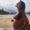Thais Fersoza completa 32 anos e mostra barriga de cinco meses de gravidez, nesta quarta-feira, 13 de abril de 2016