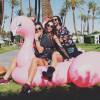 Bruna Marquezine curte o festival de música Coachella com Thaila Ayala na Califórnia nesta sexta-feira, dia 15 de abril de 2016