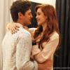 Natasha (Sophia Abrahão) e Rogério (Daniel Rocha) estão noivos, em 'Amor à Vida'