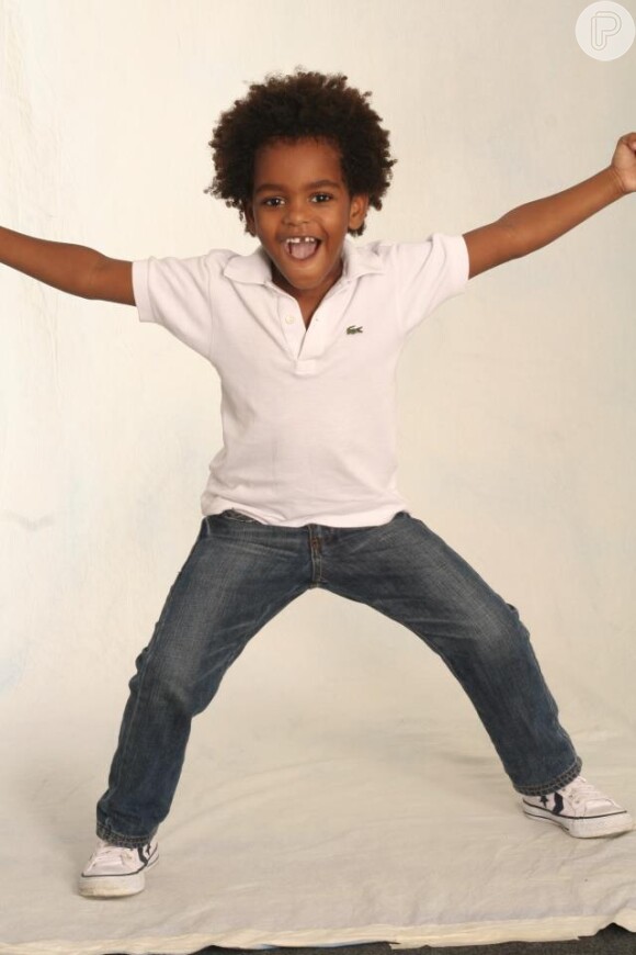 Em 'Amor à Vida', o ator carioca de 8 anos, Kaiky Gonzaga, será o filho adotivo de Niko (Thiago Fragoso) e Eron (Marcello Antony)