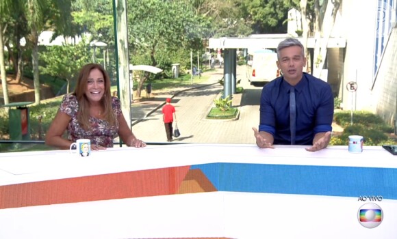 Susana Vieira estreou no comando do 'Vídeo Show' na quinta-feira, dividindo a bancada com Otaviano Costa