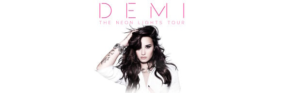 Demi Lovato vai sair em turnê com a 'The Neon Lights Tour' em 2014