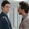 Félix (Mateus Solano) alerta Jacques (Julio Rocha), em 'Amor à Vida': 'Ninguém é bom, Jacques, todo mundo é mau!'