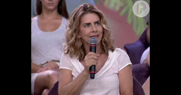 Maitê Proença participa do 'Encontro com Fátima Bernardes', da TV Globo, em 24 de dezembro de 2012
