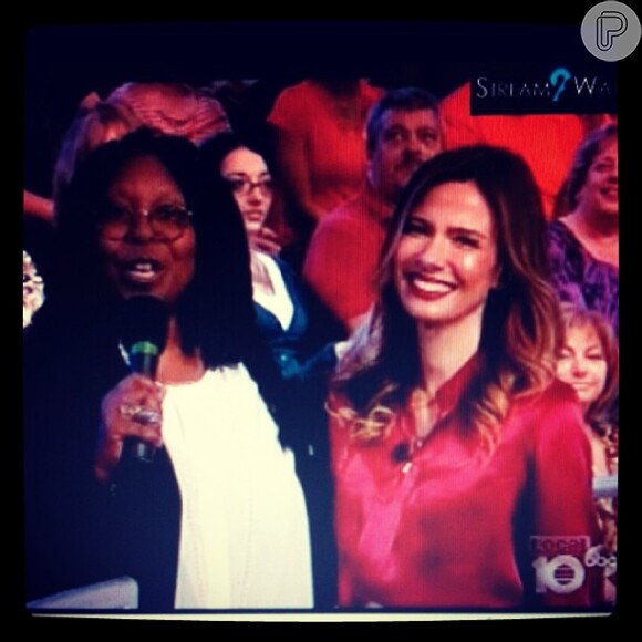 Quando participou do programa 'The View', Luciana Gimenez foi apresentada por Whoopi Goldberg como a 'Oprah (Winfrey) brasileira'