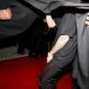 Justin Bieber chegou à Disco Club coberto por um pano preto