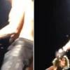 Justin Bieber foi atingido por um objeto no show em São Paulo e o microfone foi parar no chão. Ele saiu de cena, decepcionando fãs que aguardavam a canção 'Baby'