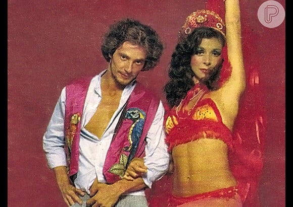 Ciço (Fábio Júnior) e Salomé, A Rainha da Ruma (Betty Faria) de 'Bye Bye Brasil', de Cacá Diegues, em 1978