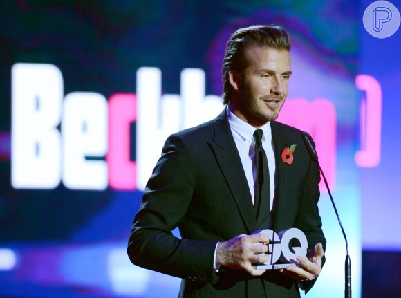 David Beckham, marido da estilista Victoria Beckham, foi considerado o homem mais estiloso do mundo no prêmio 'Homem do Ano', da revista 'GQ', na última quinta-feira, 7 de novembro de 2013