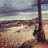 Encantado com a Costa do Sauípe, Connor publicou foto no Instagram. "Bom dia, Brasil", escreveu, postando uma imagem da na praia ao amanhecer