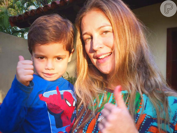 Luana Piovani vai passar uma temporada em São Paulo durante as filmagens do longa-metragem 'O Homem Perfeito', mas não poderá levar o filho Dom, de 4 anos, que terá que ficar na ponte aérea por causa da escola