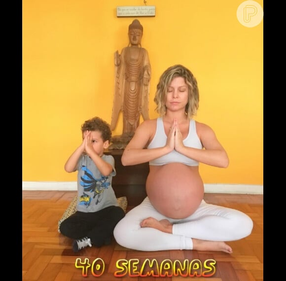 Bárbara Borges, mãe de Martin Bem, de 2 anos e 2 meses, deu à luz Theo Bem de cesária: 'Foi lindo'
