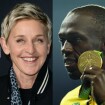 Ellen DeGeneres é carregada por Usain Bolt em montagem e web acusa racismo