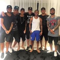 Neymar curte festa na casa de Nego do Borel após vitória do Brasil na Rio 2016