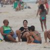 Malvino Salvador aproveitou a quinta-feira, 18 de agosto de 2016, para curtir uma praia ao lado da mulher, Kyra Gracie
