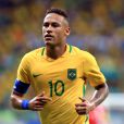 Neymar ganhou o apoio do pai, Neymar, neste sábado, 20 de agosto de 2016, momentos antes de disputar a medalha de ouro pela seleção brasileira de futebol na Olimpíada Rio 2016