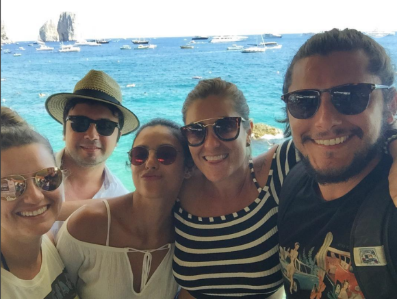 Bruno Gissoni postou foto com a ex-namorada Yanna Lavigne em viagem pela Itália no Instagram nesta segunda-feira (22)