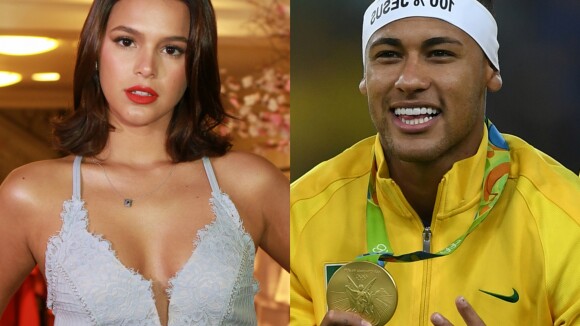 Bruna Marquezine conferiu medalha de Neymar após ouro inédito: 'É pesada!'