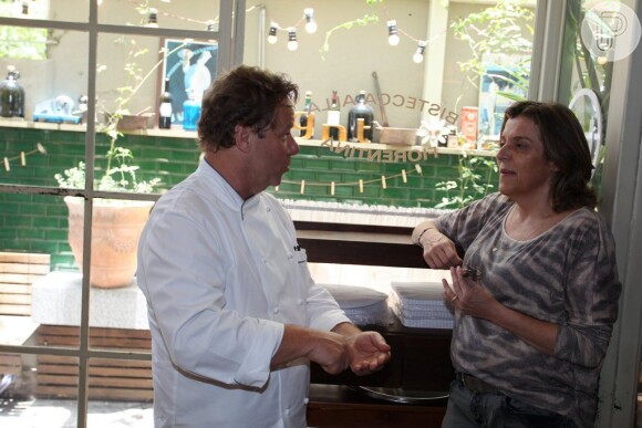 O chef Claude Troisgros durante bate papo com Barbara Gancia, em 3 de dezembro de 2013