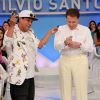 Brincadeira de Silvio Santos na televisão gerou comentários bem-humorados nas redes sociais