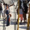 Bruno Gagliasso e Giovanna Antonelli gravaram cenas da novela 'Sol Nascente' na praia da Macumba nesta segunda-feira, dia 12 de setembro de 2016