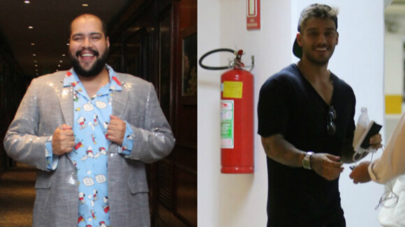 Tiago Abravanel repete pantufa usada por Lucas Lucco em show no Rio. Fotos!