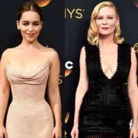 Veja fotos dos looks de Emilia Clarke, Kirsten Dunst e mais famosas no Emmy 2016