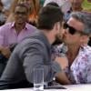 José Loreto beijou Otaviano Costa durante o programa 'Amor & Sexo', que foi exibido na quinta-feira, 13 de dezembro