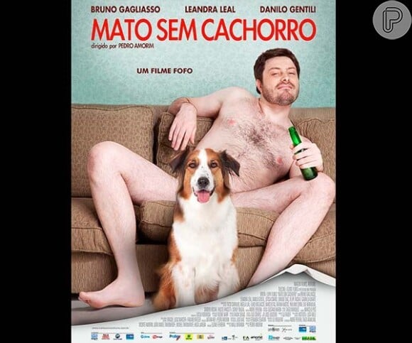 Danilo chegou a aparecer nu no cartaz de divulgação do filme