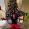 Neymar também passou o Natal com a família em Santos