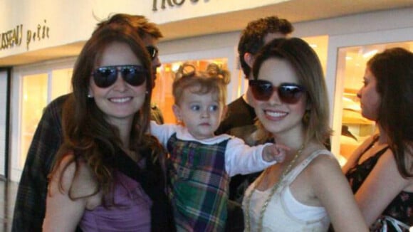 Fernanda Rodrigues pode ser madrinha do primeiro bebê de Sandy
