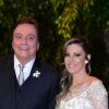 Fábio Jr. se casou com Fernanda Pascucci em casa de festas de São Paulo, na noite desta segunda-feira, 21 de novembro de 2016