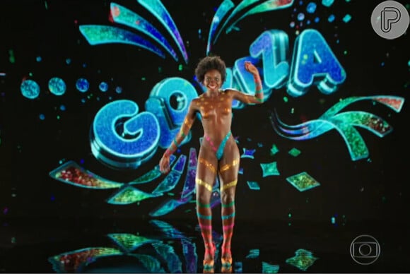 Nayara Justino, a nova Globeleza, grava a vinheta do carnaval 2014 para TV Globo