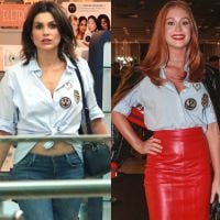 Flávia Alessandra X Marina Ruy Barbosa: atrizes repetem camisa em look. Fotos!