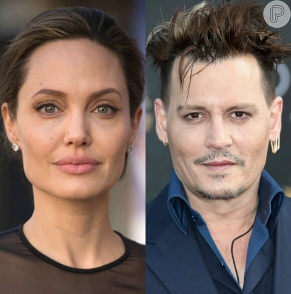 Separada de Brad Pitt, Angelina Jolie estaria vivendo um romance com o ator Johnny Depp