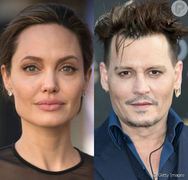 Separada de Brad Pitt, Angelina Jolie estaria vivendo um romance com o ator Johnny Depp