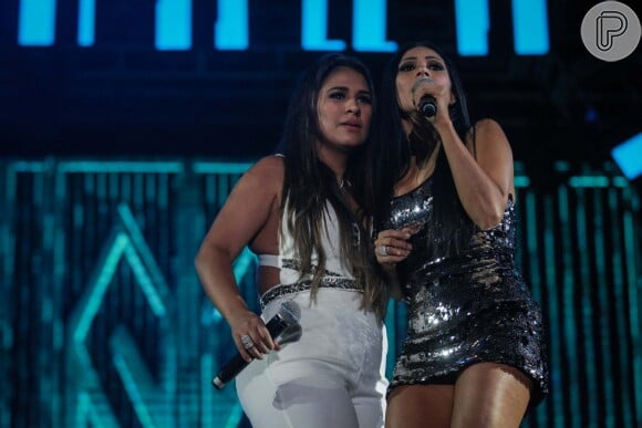 Simone e Simaria mostraram seus hits no palco do Garota Vip, no Anhembi, em São Paulo