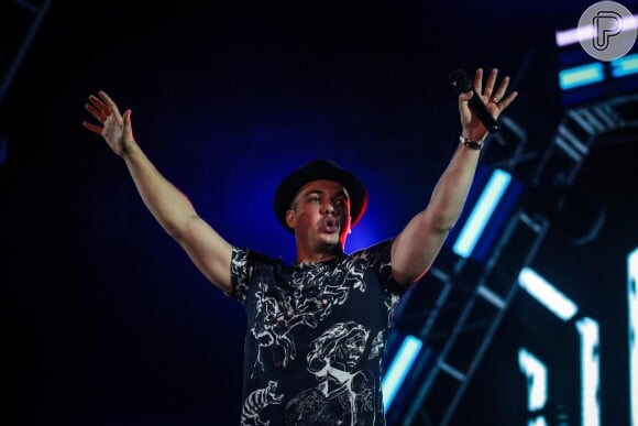 Wesley Safadão foi um dos convidados da maratona de show do Garota Vip, no Anhembi, em São Paulo